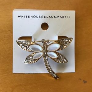 gold dragonfly brooch